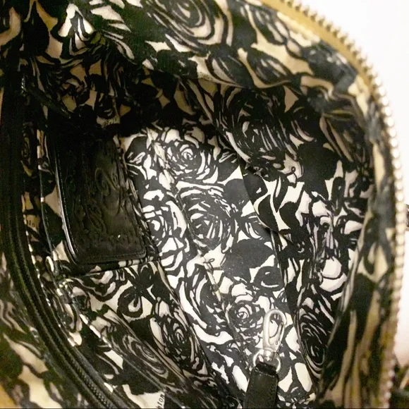 Brighton Summer Straw Shoulder Bag Black Leather Trim - Picture 9 of 11